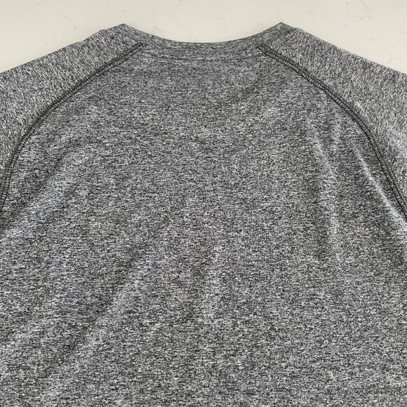 Eddie Bauer Motion Freedry Athletic SS Crew Nk Tech T Shirt Grey Blk Sz S NWOT - Picture 8 of 13